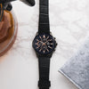 CASIOWaterproof EDIFICE Sapphire Crystal Quartz Mens Black Analog