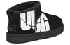 UGG(WMNS)  Classic Ultra Mini Broken Logo 'Black White'