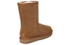 UGG(WMNS)  Classic Short UGG Rubber Logo Fleece Lined