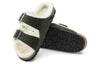 BirkenstockArizona Shearling Sandal Suede Leather Narrow Fit 'Green'
