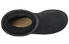 UGG(WMNS)  Classic Short UGG Rubber Logo Snow Boots Black