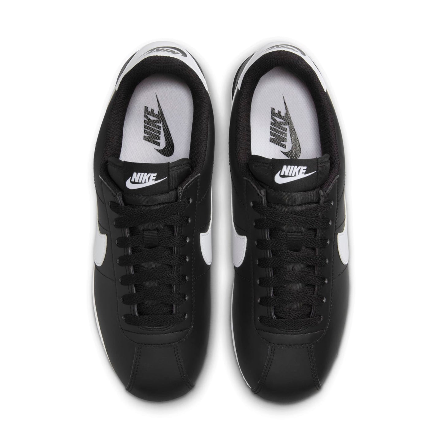 Nike(WMNS)  Cortez Leather 'Black White'
