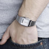 CASIOWaterproof Mens White Analog/Digital Combo