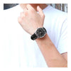 CASIOQuartz Waterproof Mens SilverBlack Analog