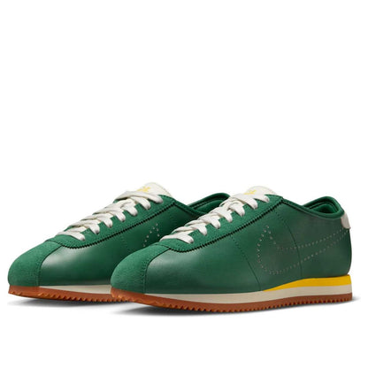Nike(WMNS)  Cortez Leather 'Gorge Green Amarillo Gum'