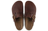 BirkenstockBoston Bold Natural Leather 'Roast'