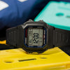 CASIOWaterproof Sports Analog Mens Black Digital