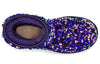 UGG(WMNS)  Classic Short Stellar Sequin Snow Boots Black/Blue/Purple