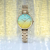 CASIOSHEEN Universe Starry Sky Subject Stylish Simplicity Thin And Light Watch Gradient Gold Analog
