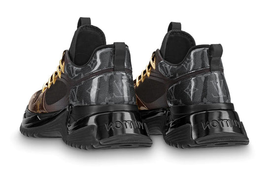 LOUIS VUITTON LV Run Away Pulse Sneakers 'Black with Monogram Tip' 1A5SX0