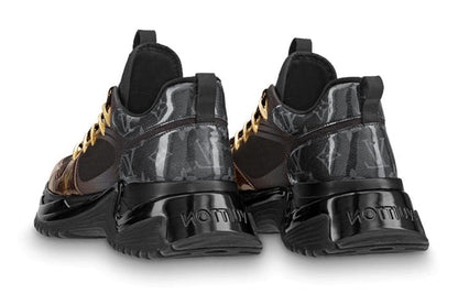 LOUIS VUITTON LV Run Away Pulse Sneakers 'Black with Monogram Tip' 1A5SX0