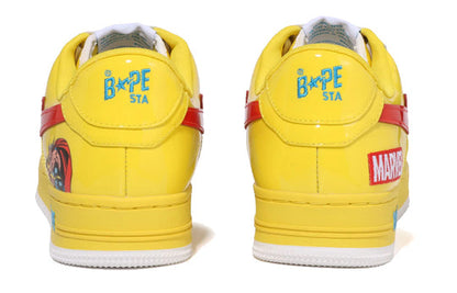 (WMNS) A BATHING APE Bape Sta x Marvel 'Yellow Blue Red' 1I73-291-905