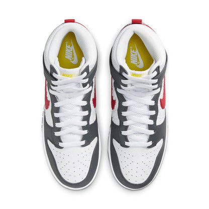 Nike Dunk High 'Embossed Basketball Grey Red' FD0668-001