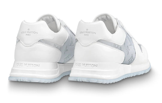 LOUIS VUITTON Run Away Sneakers 'White with Grey Monogram' 1A8KIU