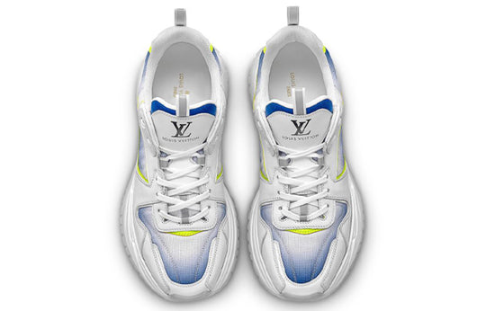 LOUIS VUITTON Run Away Pulse Sneakers 'White Blue Neon Yellow' 1A5YL6