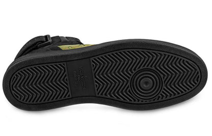 LOUIS VUITTON Rivoli Ankle Sneakers 'Black with Colorfull Monogram Patches' 1A5I47