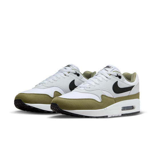 Nike Air Max 1 'White Black Medium Olive' FD9082-102