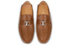 LOUIS VUITTON Hockenheim Moccasin Shoes 'Brown' 1A4TV8