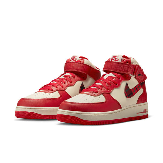 Nike Air Force 1 Mid '07 LX 'Red Plaid' DV0792-101