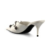 (WMNS) Balenciaga Cagole Heeled Mules 'White Lambskin' 714253WAD4E9081