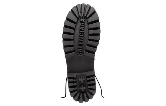 Balenciaga Sergent 20mm Boots 'Black Leather' 701394WBD401000