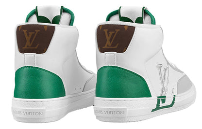 (WMNS) LOUIS VUITTON Charlie Ankle Sneakers 'Grey Green' 1A9S50