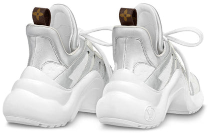 (WMNS) LOUIS VUITTON LV Archlight Sneakers 'White Mini Monogram Silver' 1ABVFL