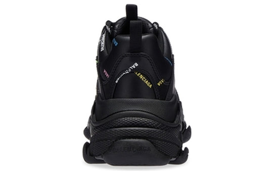 Balenciaga Triple S Allover Logo 'Black Multi' 536737W2FA81083