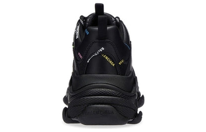 Balenciaga Triple S Allover Logo 'Black Multi' 536737W2FA81083
