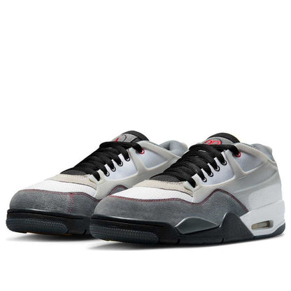 Air Jordan 4 RM Premium 'White Black Smoke Grey Fire Red' IB8052-100