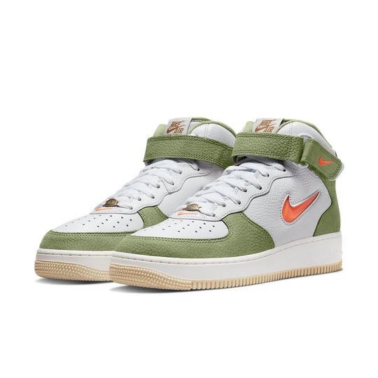 Nike Air Force 1 Mid QS 'Olive Green Total Orange' DQ3505-100