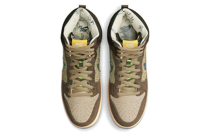 Nike x Concepts SB Dunk High Pro QS Mallard 'Brown Green' DC6887-200(S-BOX)