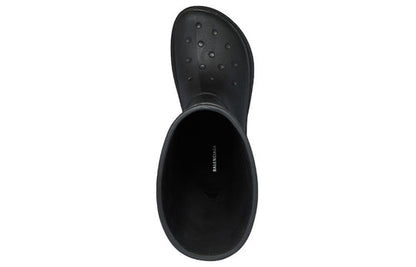 (WMNS) Crocs x Balenciaga Boots 'Black' 677388W1S8E1000