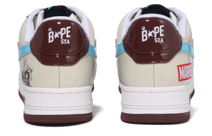A BATHING APE x Marvel Bape Sta 'Cream Black Blue' 1I73-291-906