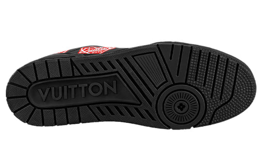 LOUIS VUITTON x Nigo Trainers 'Black with Red Logo Hearts' 1A9JAZ
