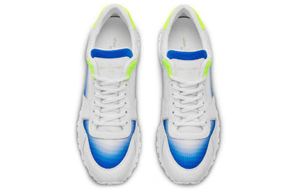 LOUIS VUITTON Run Away Sneakers 'White Blue Neon Yellow' 1A5ZX2