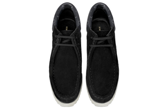 LOUIS VUITTON Mods Ankle Boots 'Black Suede with Faded Monogram Collar' 1A8JSZ