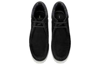 LOUIS VUITTON Mods Ankle Boots 'Black Suede with Faded Monogram Collar' 1A8JSZ