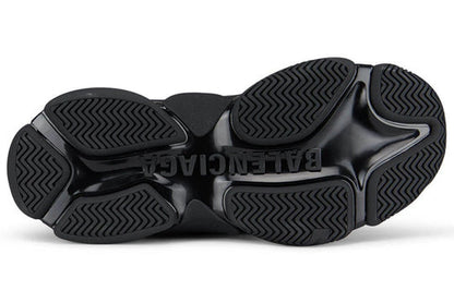 Balenciaga Triple S Sneaker 'Allover Logo - Black Fluo Yellow' 536737W2FA11070