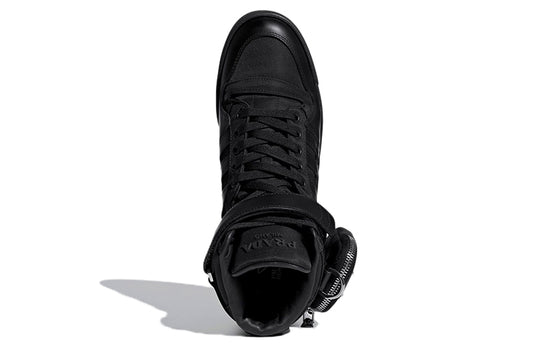 PRADA x adidas originals Unisex Forum High Sneakers Black 2TG193_3LJX_F0557