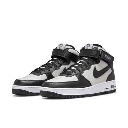 Nike x Stussy Air Force 1 Mid 'Black White' DJ7840-002