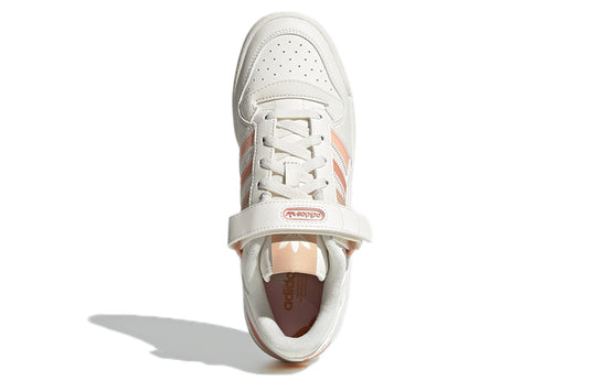 (WMNS) adidas Originals Forum Low 'White Light Brown Dark Brown' GV8345