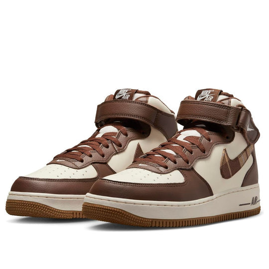 Nike Air Force 1 Mid 'Brown Plaid' DV0792-100