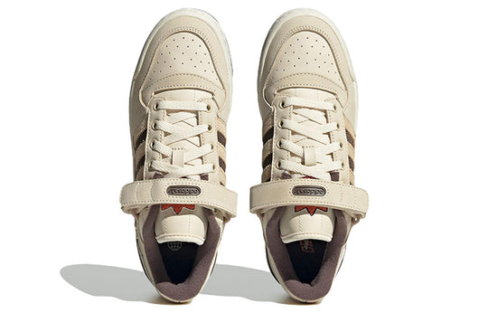 (WMNS) adidas Forum Low 'Light Khakibrown Brownbrown Redbrown' IE1827