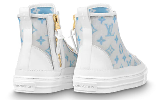 (WMNS) LOUIS VUITTON Stellar Ankles Sneakers 'Grey Blue White' 1A8NJL
