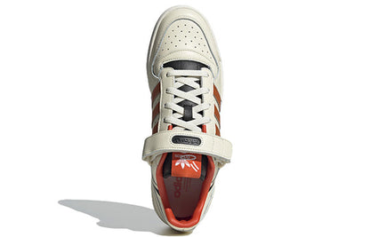 adidas originals Unisex Forum Low Sneakers Ivory/Orange HR0460