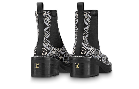 (WMNS) LOUIS VUITTON Beaubourg Ankle Chelsea Boots 'Black' 1A8UNL