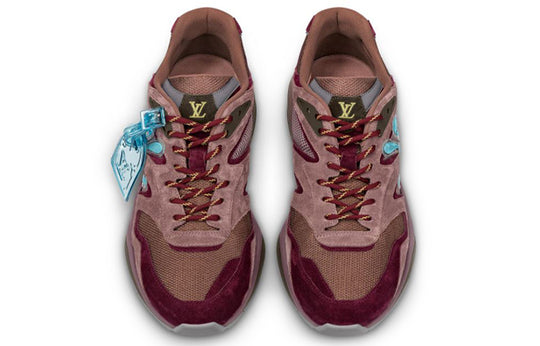 LOUIS VUITTON Trail Sneakers 'Burgundy Blue' 1A7QUZ