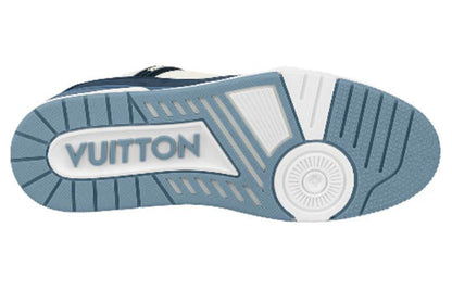 LOUIS VUITTON LV Trainer Sneakers 'Blue Beige' 1ABNKD