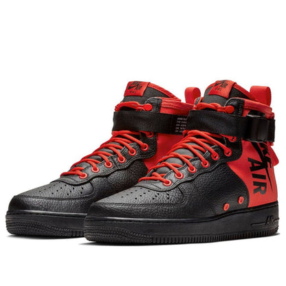 Nike SF Air Force 1 Mid 'Habanero Red Black' 917753-601